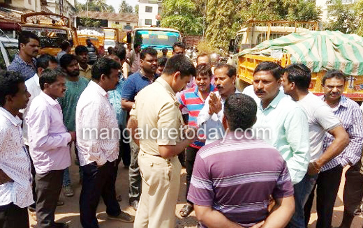 lorry operators association protest